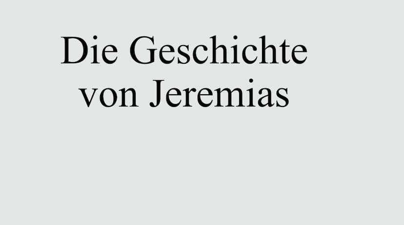 Sample
Footer
Text
Propheten
22.02.23
3/15/23 Propheten
Im Laufe der Geschichte des Volkes Israel kommt es immer wieder zu
Situationen, in d
