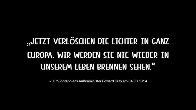 Mana
DER ERSTE WELTKRIEG
PAULA, NAZAN, ELA ,,JETZT VERLÖSCHEN DIE LICHTER IN GANZ
EUROPA. WIR WERDEN SIE NIE WIEDER IN
UNSEREM LEBEN BRENNEN
