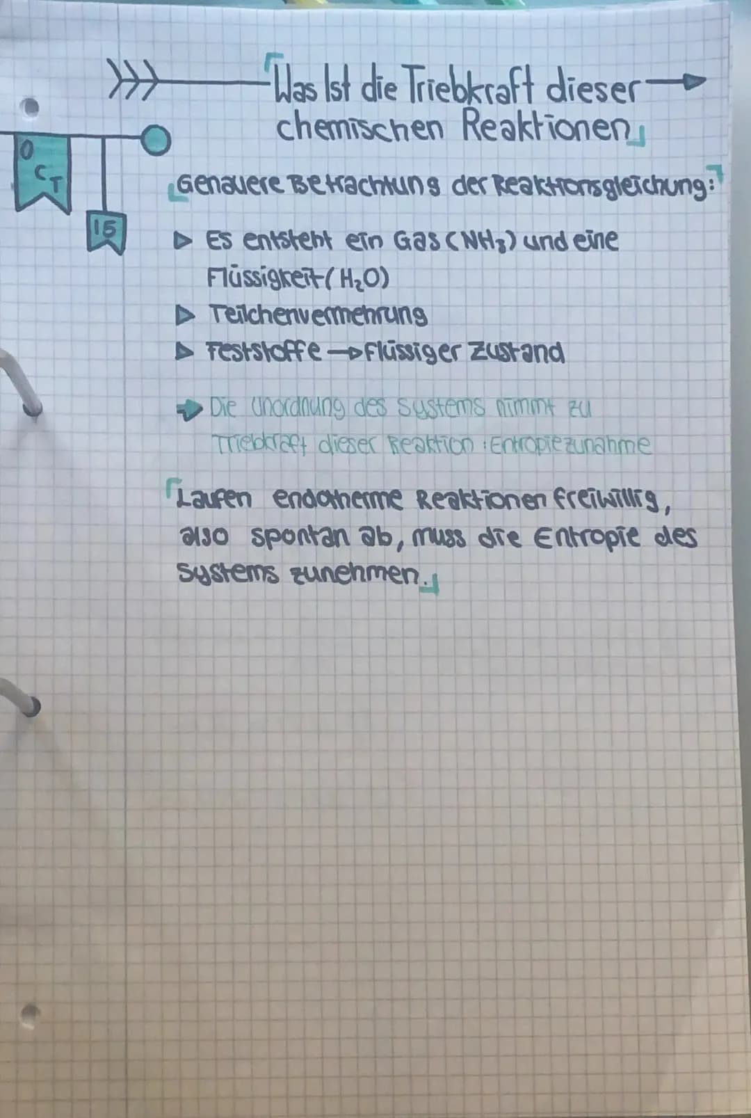 die
TRIEBKRAFT
der chemischen Reaktionen.
Fragestellung:7
Wann läuft eine chemische Reaktion, freiwillig"
ab?
Beispiel: Brennende kerzen
HCP