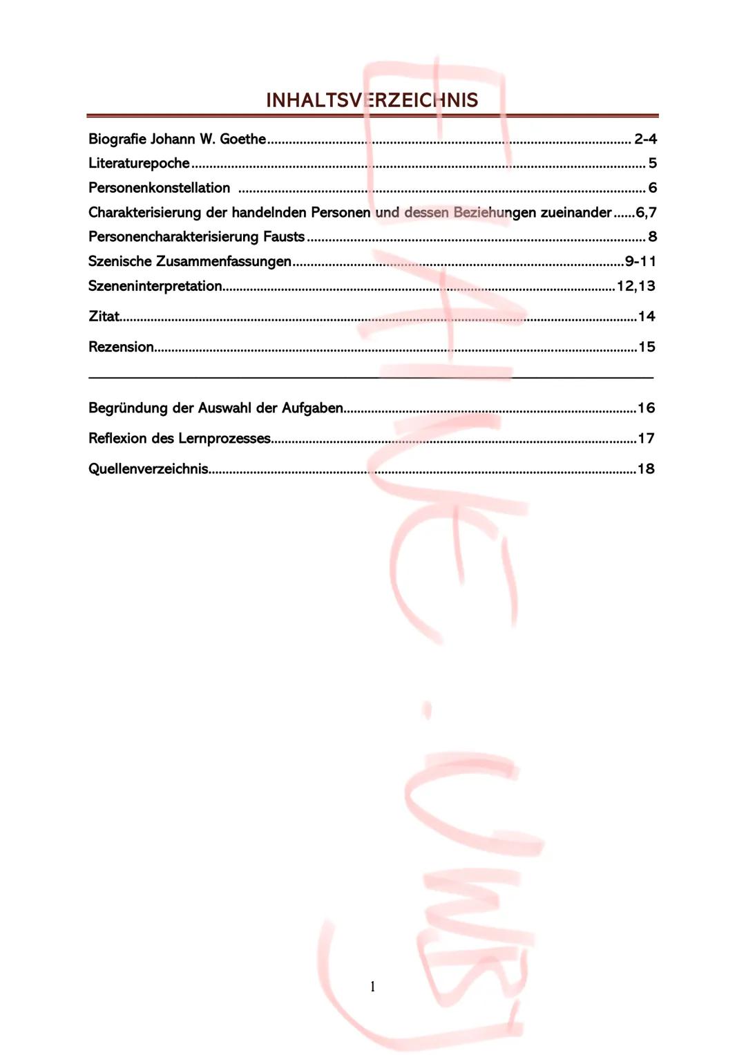 * * *

FAUST-DER TRAGÖDIE ERSTER TEIL

Johann Wolfgang Goethe

* * * INHALTSVERZEICHNIS

Biografie Johann W. Goethe.........................