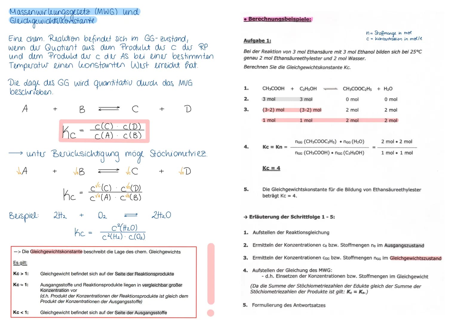 4. Chemische Gleichgewichte
Realitionsgeschwindigkeit
Chem. Rationen Verlaufen unterschiede. Schnell
Realitionsgeschwindighuit: Quotient aus