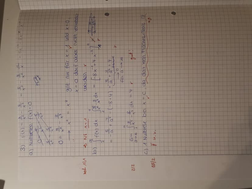 Bearbeitungszeit: 90 Minuten
1,5/2
Achten Sie auf Nachvollziehbarkeit der Lösungen; d.h. Lösungswege müssen sauber und vollständig
dokumenti