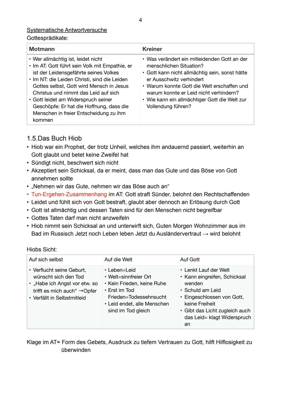 1
Mündliches Abitur im Fach Religion
1. Gott
1.1. Entwicklungsstufen des Glaubens nach Oser/Gmünder
1.2. Gott offenbart sich
1.3. Disclosure