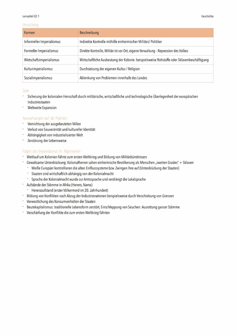 Lernzettel Q2.1
REGIERUNGSWANDEL UNTER WILHELM II
Hintergrund
-1888 wird Wilhelm II Kaiser
Folgende Entlassung Bismarcks (gegenteilige Inter