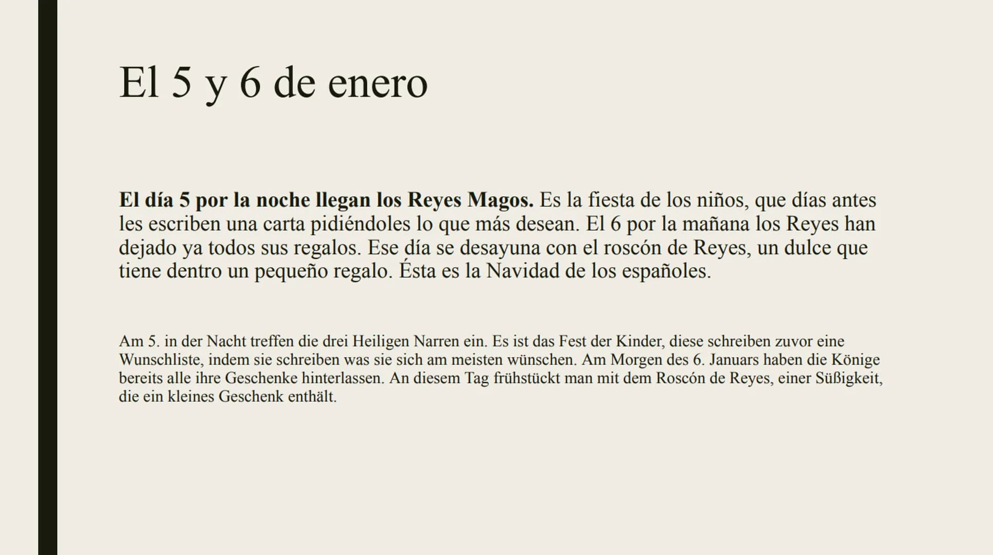NAVIDAD EN
ESPAÑA
Weihnachten in Spanien El 22 de diciembre
En España la Navidad empieza el 22 de diciembre, el día de la lotería. Es un día