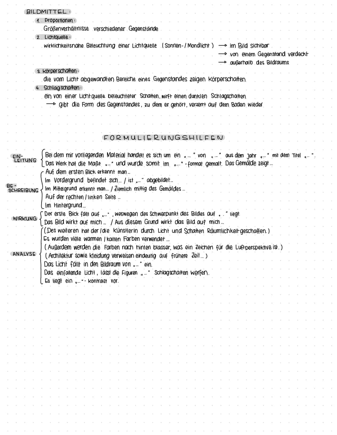 EINLEITUNG:
Künstler, Titel, Erscheinungsdatum, Bildtechnik, Format (Quer-/Hoch)
Genre (z.B Stillleben, Landschaft, Portrait, Heiligendarste