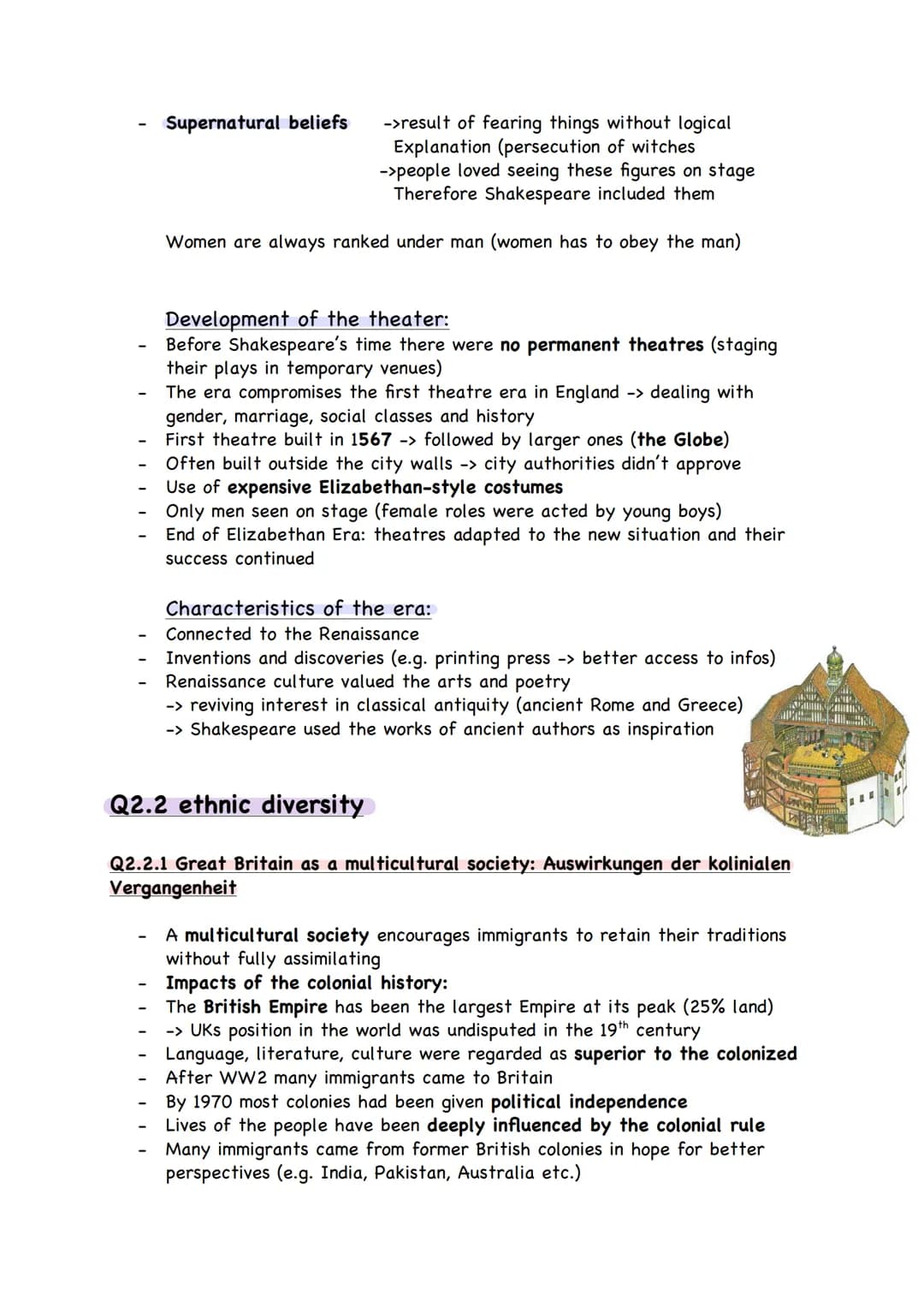 -
Inhalte Q2
Q2.1 Great Britain – past and present: the character of a
nation
Q2.1.1 Great Britain - tradition and change: wesentliche Verän