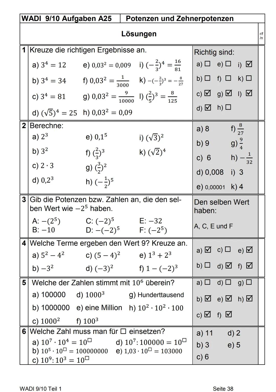 •Grundlagen
LPotenzen sind verkürzte
Schreibweisen für Produkte
a
Basis/Grundahl
Exponent/Hochzahl
X-X-X-X²³
a·a·a=a
n-mal a,
d.h. Exponentn