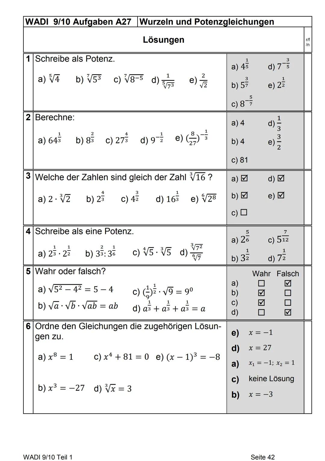 •Grundlagen
LPotenzen sind verkürzte
Schreibweisen für Produkte
a
Basis/Grundahl
Exponent/Hochzahl
X-X-X-X²³
a·a·a=a
n-mal a,
d.h. Exponentn