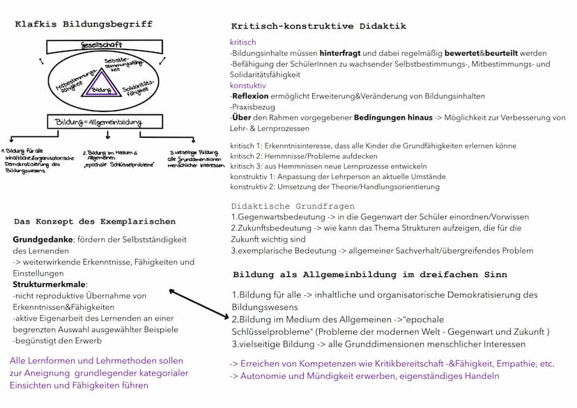 ●
Materiale Bildung
Fragt nach Bildungsinhalten, die in der Bildung vermittelt werden
sollen
Also: Inhalte, Objekte
DAS WISSEN
z.B.: Literat