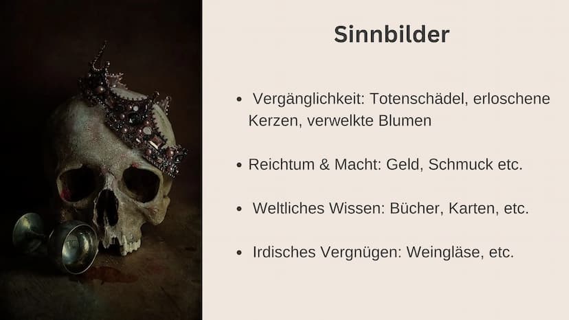 Stillleben
des
Barock Gliederung
(gesellschaftliche) Hintergründe
Leitmotive
relevante Gestaltungsmittel
Stillleben & Arten von Stillleben
F