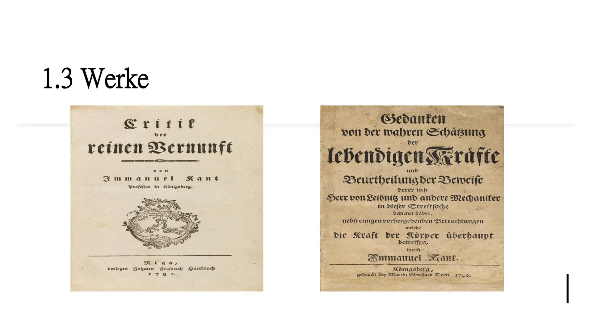 Erkenntnistheorie
Immanuel Kant Gliederung
1. Immanuel Kant
1.1 Biografie
1.2 Charaktereigenschaften
1.3 Werke
2. Erkenntnistheorie (Kritizi