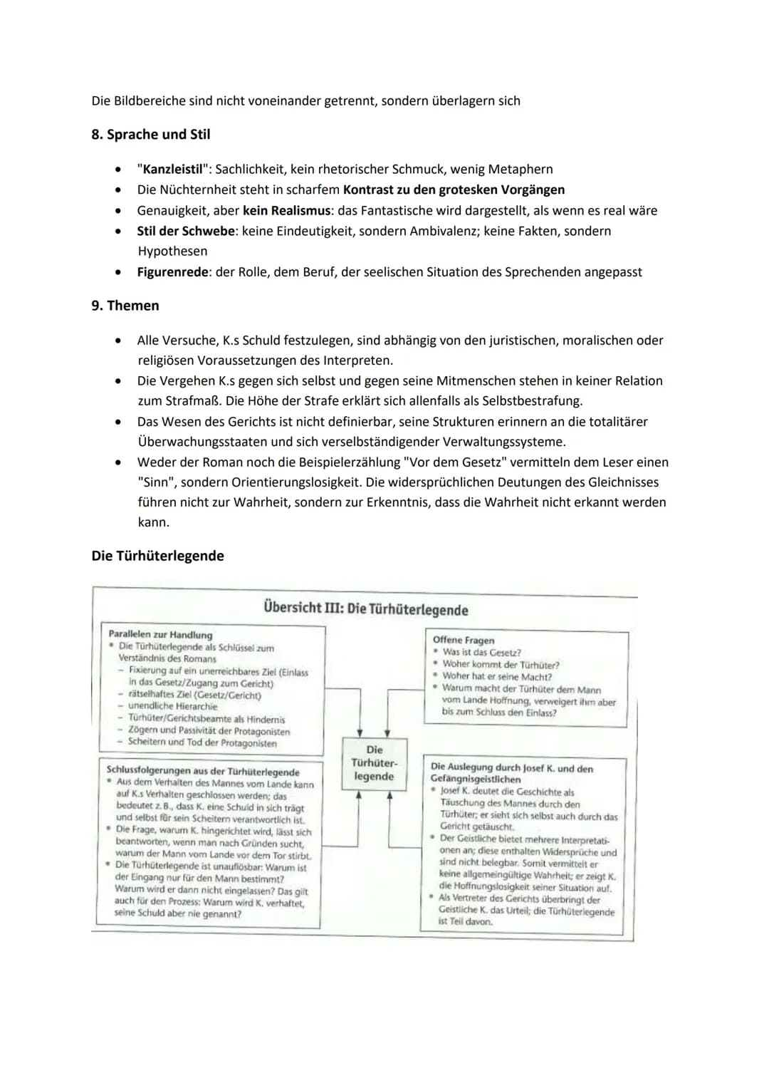 1. Form:
Das Buch wurde in keiner endgültigen Form von Kafka verfasst. Die Kapitel beinhalten
aufeinanderfolgende Situationen, die zusätzlic