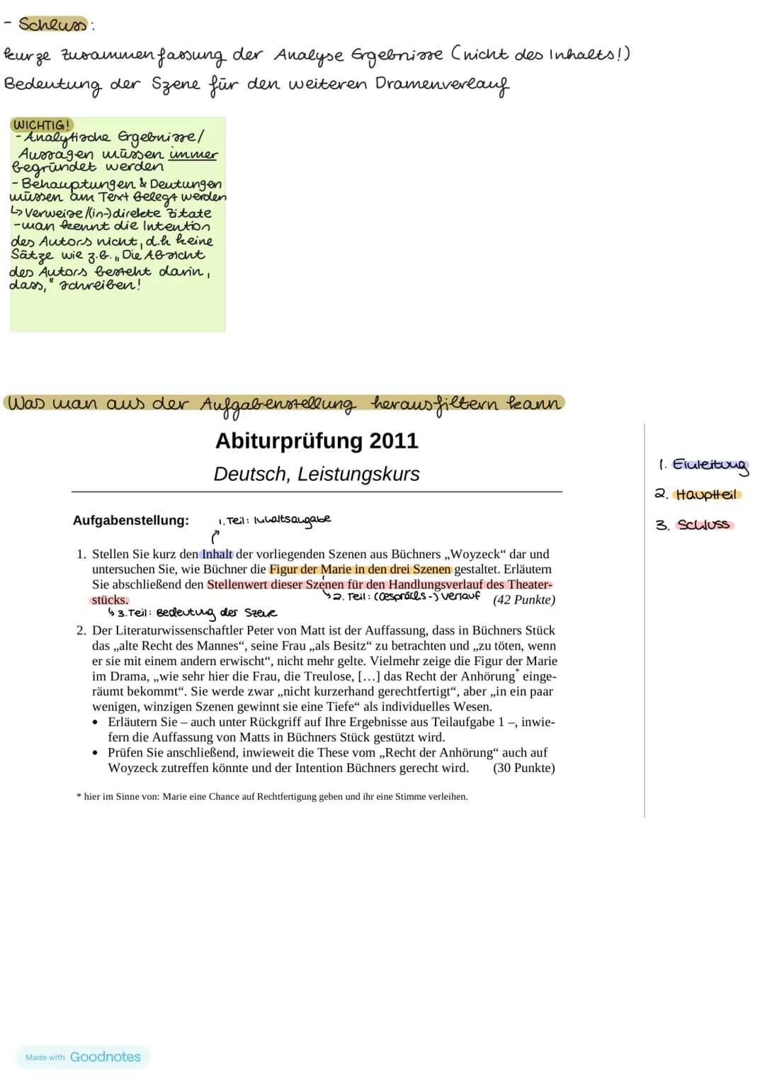 Leitfaden charakterisierung
LK Deutsch/Lud Q1.1
Merkblatt: Wie verfasse ich eine Charakterisierung?
Aufbau und Aspekte einer Charakterisieru