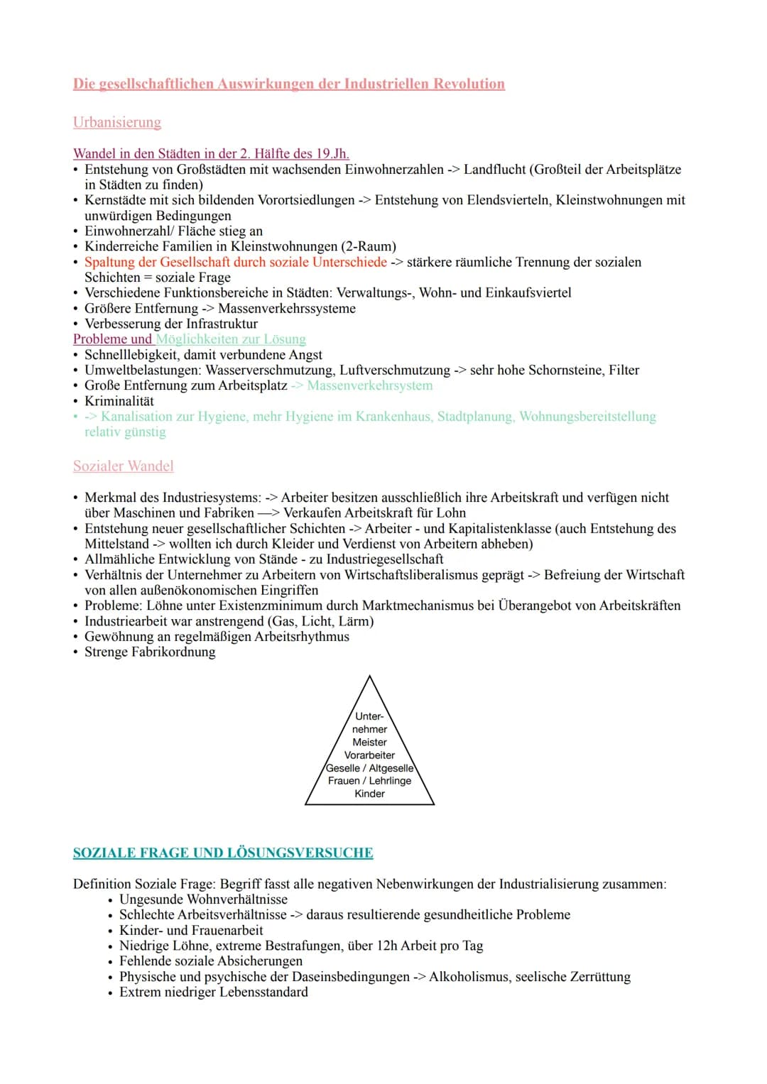 
<h2 id="urbanisierung">Urbanisierung</h2>
<p>In der zweiten Hälfte des 19. Jahrhunderts kam es zu einem Wandel in den Städten, der durch di