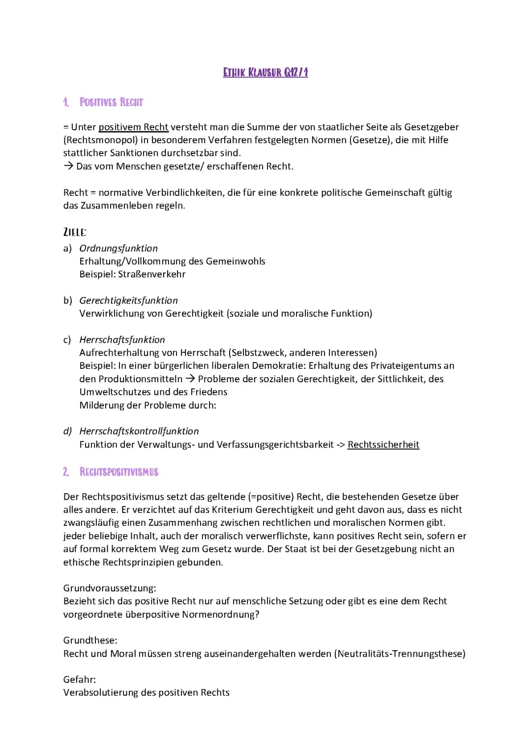 Recht und Gerechtigkeit einfach erklärt - Aristoteles, Rawls und mehr