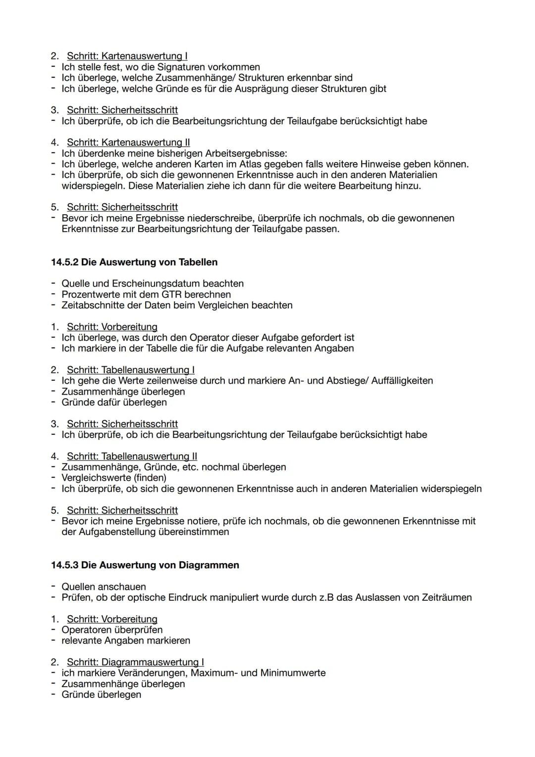 14. Tipps für das Abitur
14.1 Themenformulierung
14.2 Formulierung der Teilaufgaben
14.3 Operatoren
14.4 Die Darstellungsleistung
14.5 Mater