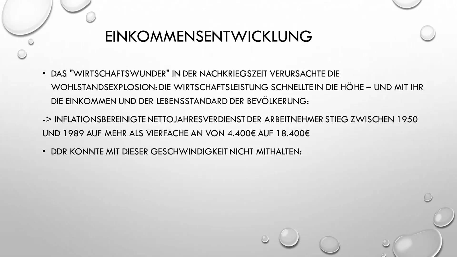 WOHLSTANDEXPLOSION
...ALLES IM ÜBERFLUSS? ●
●
●
ENTWICKLUNG DER EINKOMMEN UND ARBEITSZEIT
FOLGEN DER WOHLSTANDSEXPLOSION
• ZUSAMMENFASSUNG
●