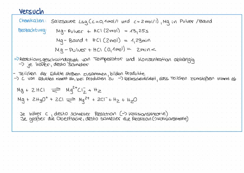 Reaktionsgeschwindigkeit
A reagiert zu B
(Edukt)
A-> B
V=
AC (Produkt)
At
(Produkt)
12 m
CHEMIE-KA
oder
Änderung der Konzentration pro Zeit 