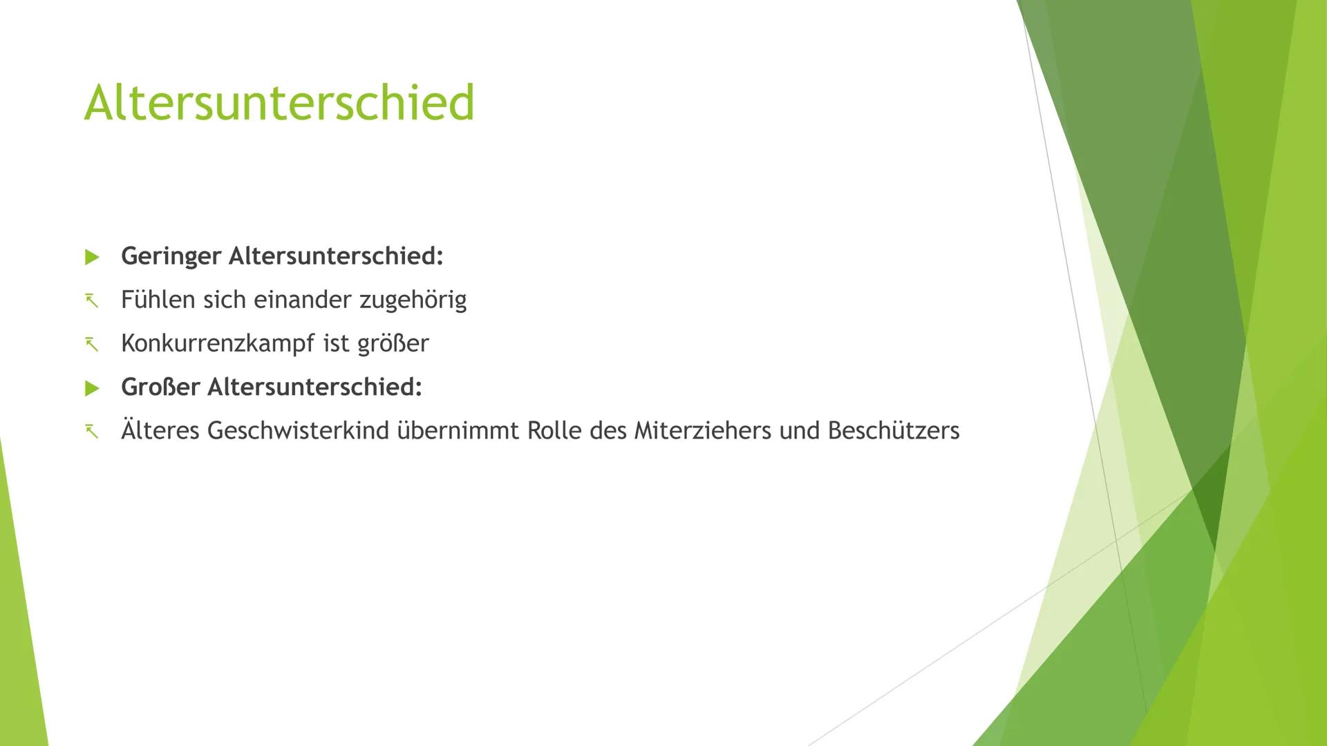 Hat die Geschwisterposition Einfluss auf die
Persönlichkeitsentwicklung?
Allgemeines über Geschwisterpositionen
Teilt nur etwas über zahlenm