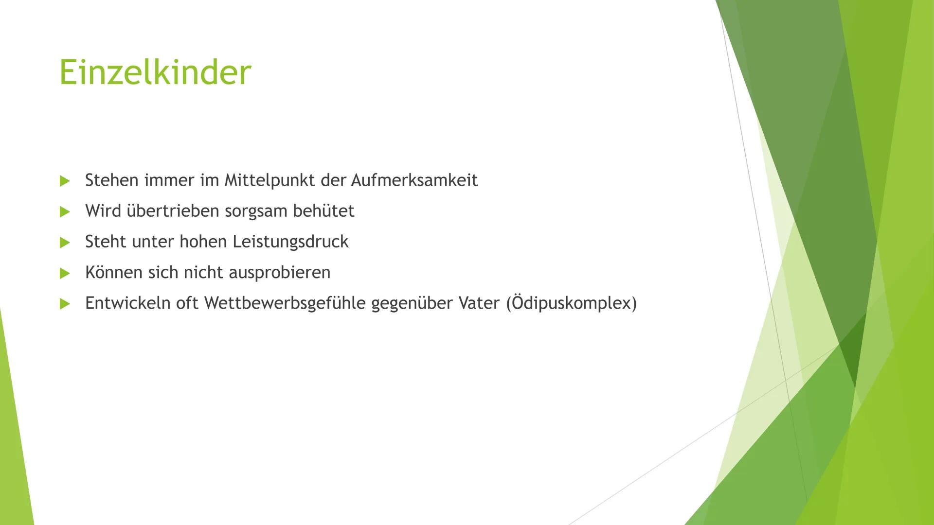 Hat die Geschwisterposition Einfluss auf die
Persönlichkeitsentwicklung?
Allgemeines über Geschwisterpositionen
Teilt nur etwas über zahlenm