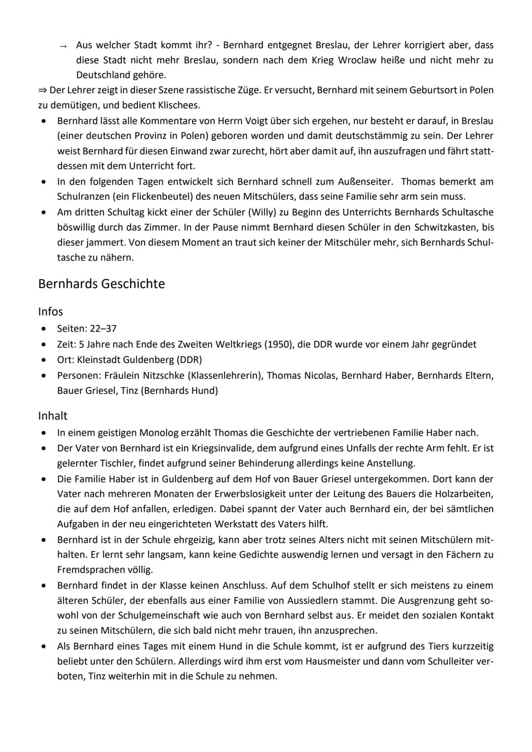 Landnahme - Christoph Hein
Übersicht
Landnahme von Christoph Hein behandelt die Rückkehr einer vertriebenen Familie nach Deutschland. Der
Ro