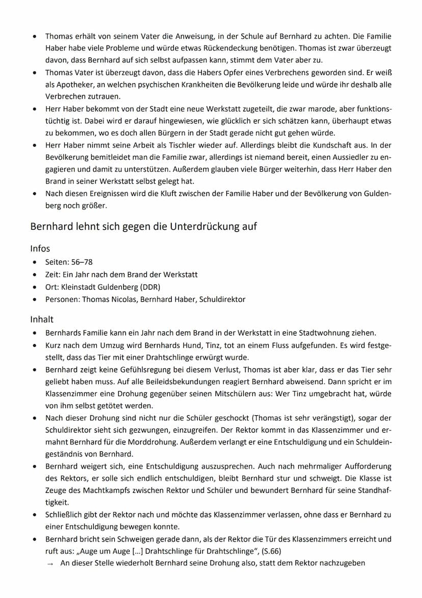 Landnahme - Christoph Hein
Übersicht
Landnahme von Christoph Hein behandelt die Rückkehr einer vertriebenen Familie nach Deutschland. Der
Ro