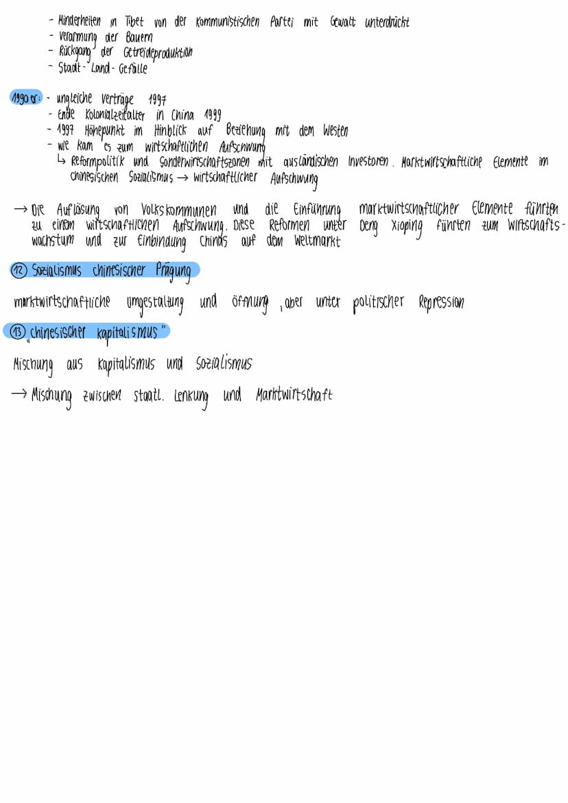 Geschichte -KA Nr. 2
Kennzeichen des chinesischen Kaiserreichs
1.) Kaiser als Repräsentations figur
- durch Qin zum ersten Mal China zu eine