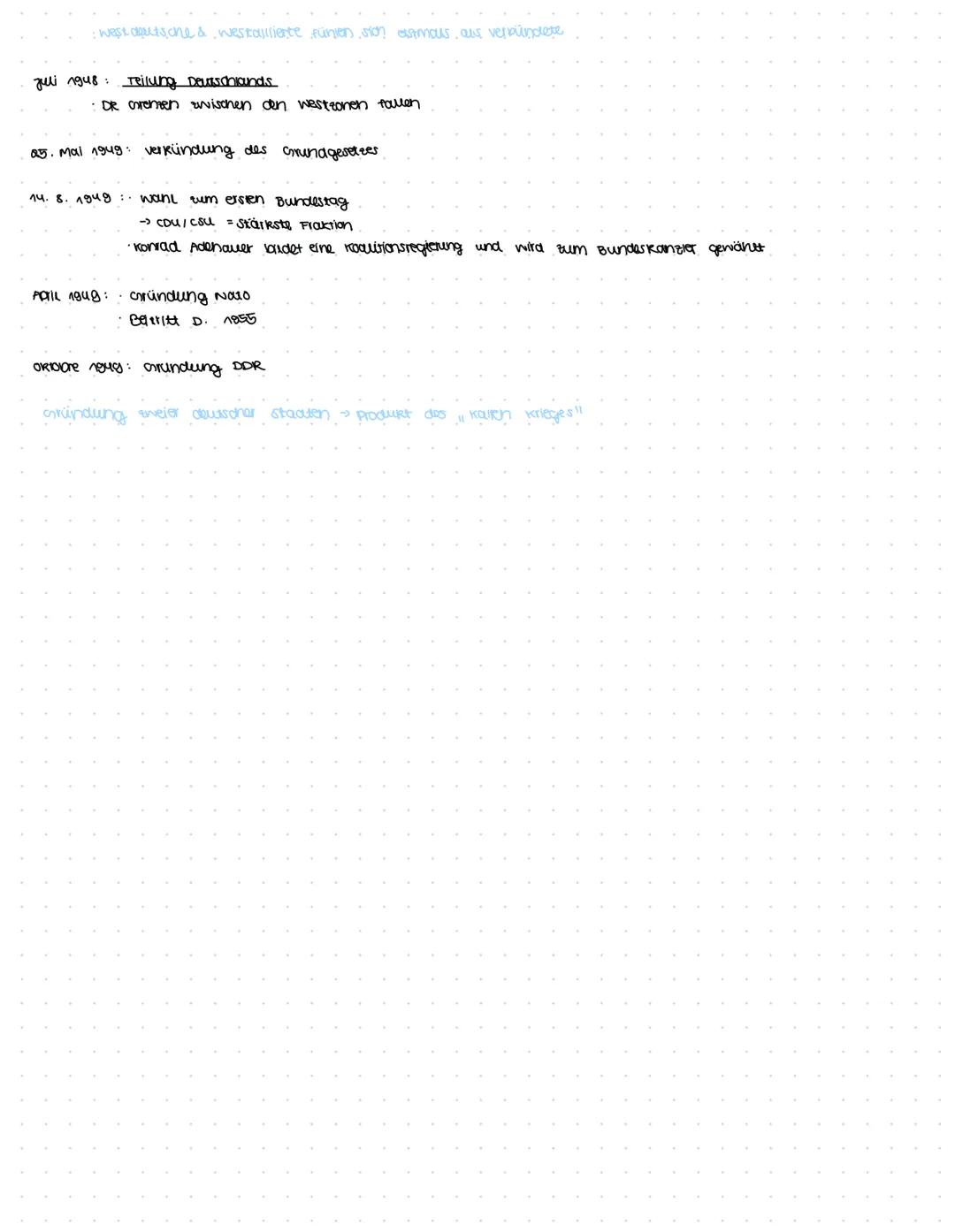 Themen:
- Deutschhand 045-1949
- Das geteilte Deutschland 1949-1980
- Ost-west-Konflitet (router krieg)

DEUTSCHLAND 1945-1949

7. Mai 1945
