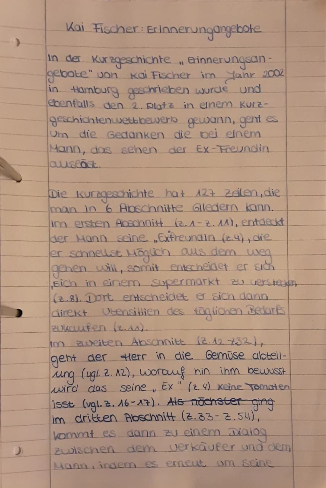Erinnerungsangebote von Kai Fischer - PDF, Text und Unterrichtsmaterial