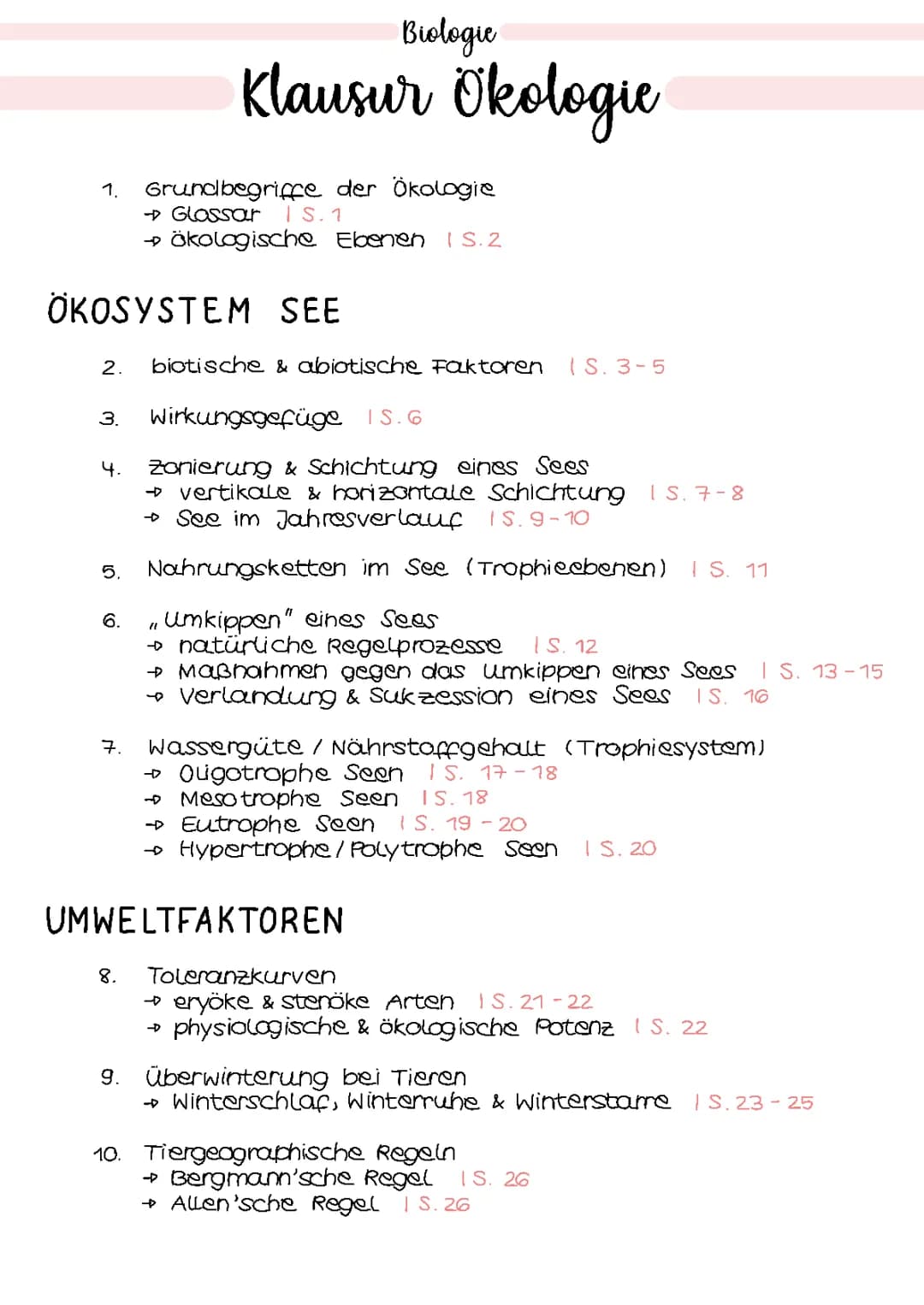 Ökosystem See: Einfach erklärt mit abiotischen und biotischen Faktoren