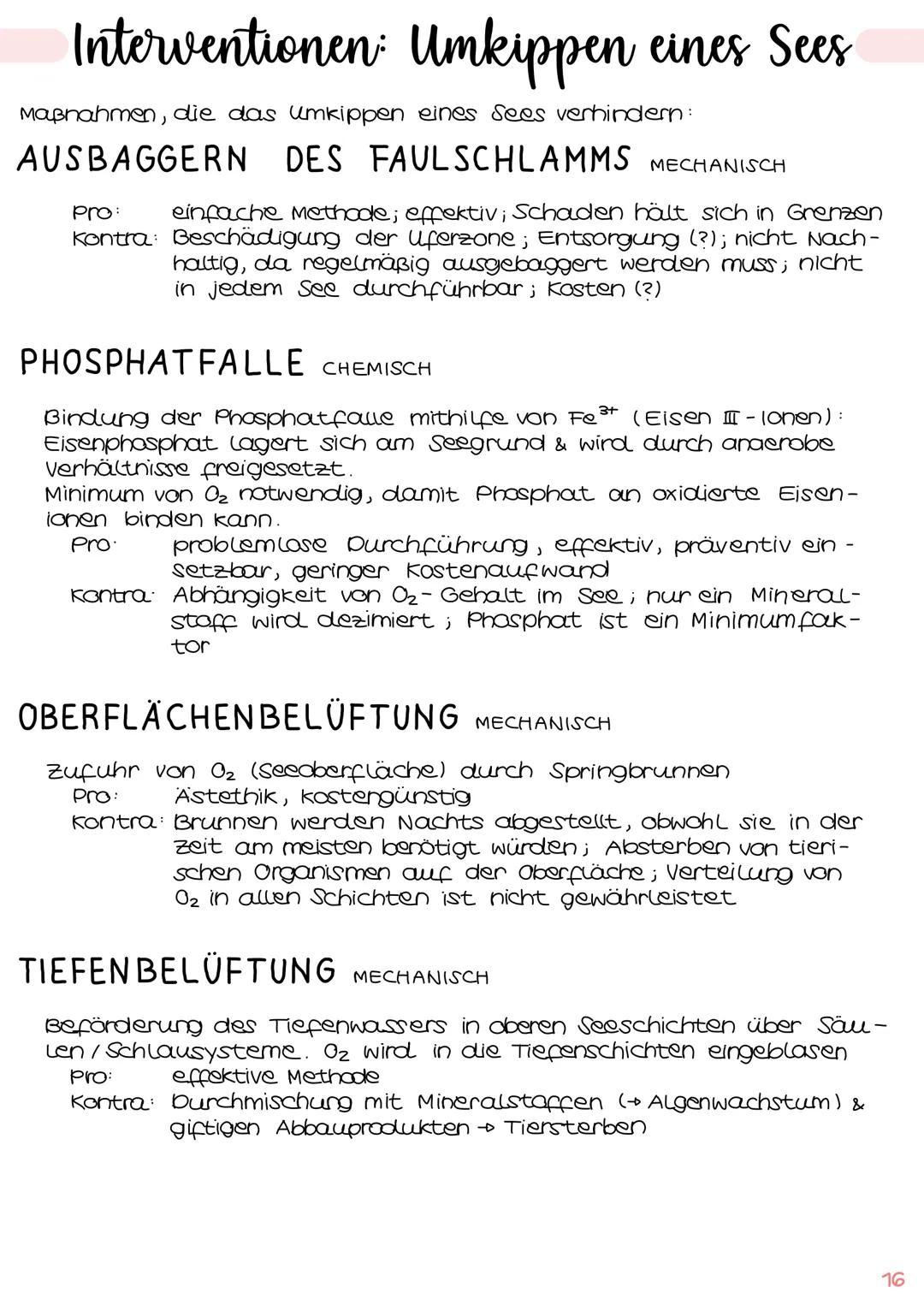 1. Grundbegriffe der Ökologie
→ Glossar | S. 1
→ ökologische Ebenen IS.2
ÖKOSYSTEM SEE
Klausur Ökologie
5.
2. biotische & abiotische Faktore