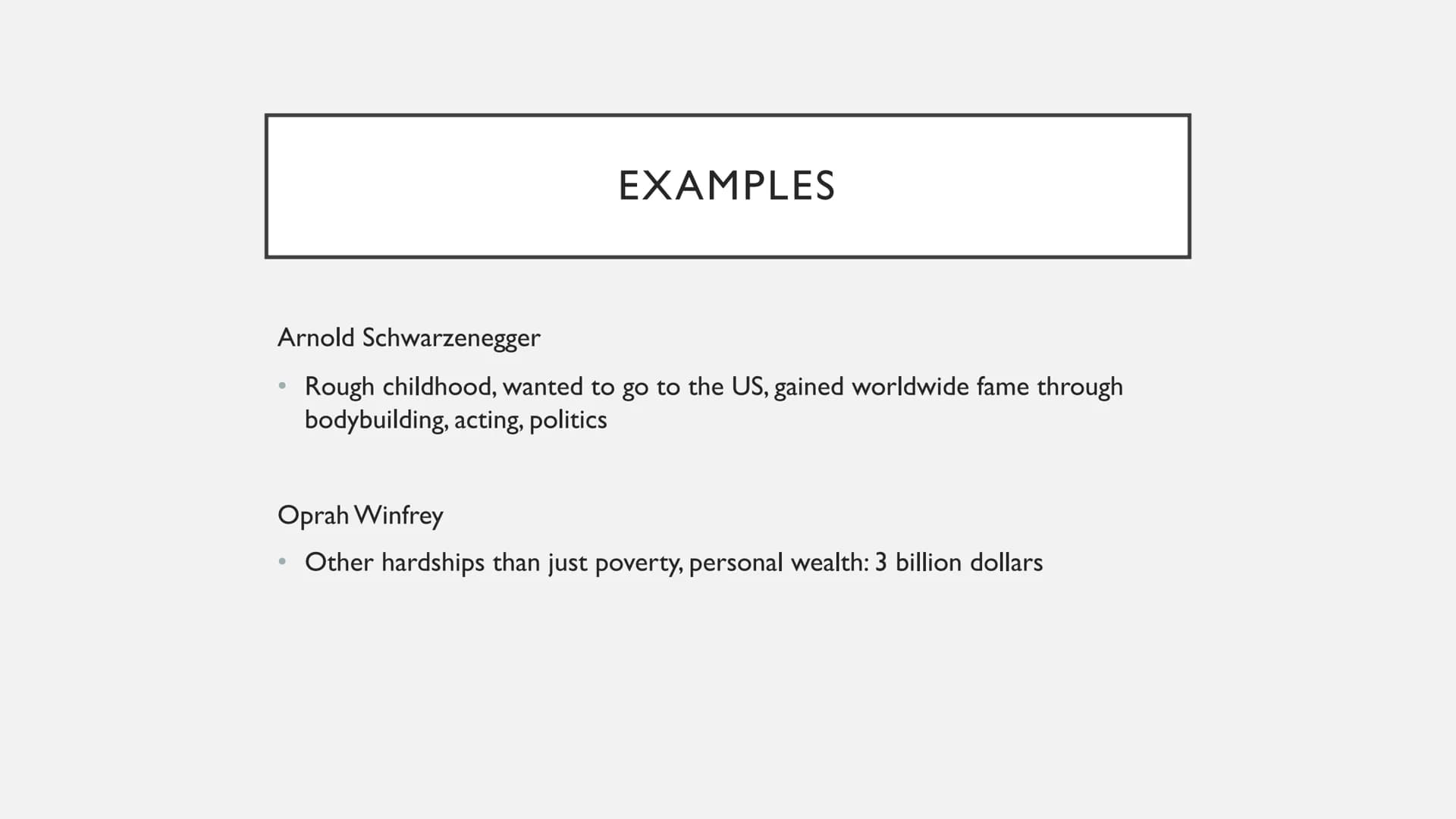 THE AMERICAN DREAM ●
`The American Dream'
American Values
History of the American Dream
Criticism
Examples
• Myth or Reality?
●
●
●
STRUCTUR