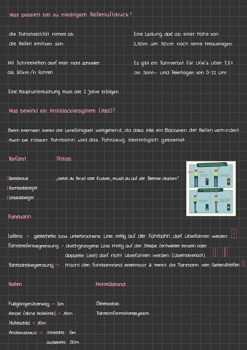 Rechnungen:
Reaktionsweg (Geschwindigkeit) 3
10
Bremsweg → (Geschwindigkeit) (Geschwindigkeit)
10
10
Anhalteweg Reaktionsweg Bremsweg Bsp. (
