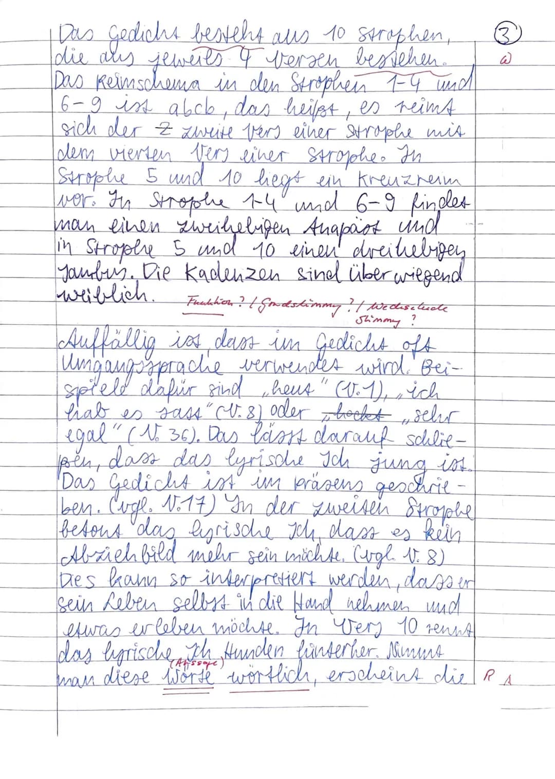 Klasse 10
Besondere Leistungsfeststellung
Deutsch
Schuljahr: 2021/2022
07. März 2022
Gewählte Aufgabe: Thema 2 (Gedicht)
Liebe Karoline, du 