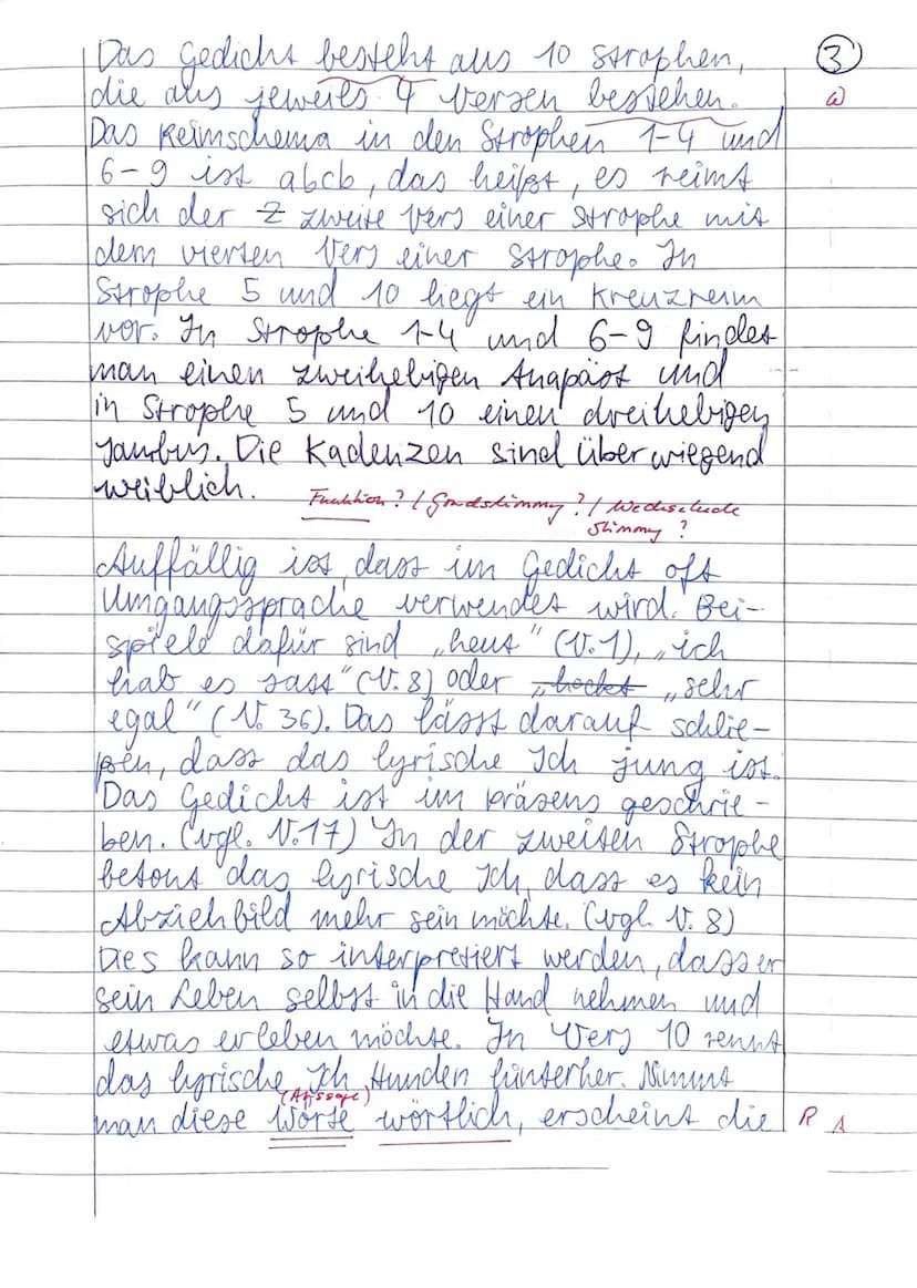 Klasse 10
Besondere Leistungsfeststellung
Deutsch
Schuljahr: 2021/2022
07. März 2022
Gewählte Aufgabe: Thema 2 (Gedicht)
Liebe Karoline, du 