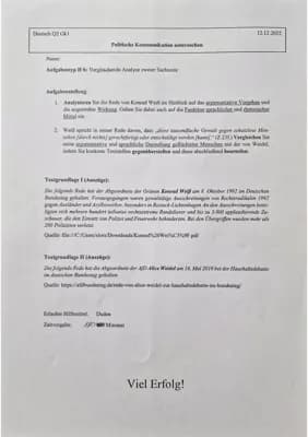 Know Politische Redeanalyse thumbnail
