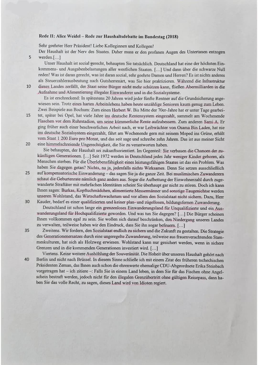 Deutsch Q2 Gk1
Name:
Politische Kommunikation untersuchen
Aufgabentyp II b: Vergleichende Analyse zweier Sachtexte
Aufgabenstellung:
1. Anal