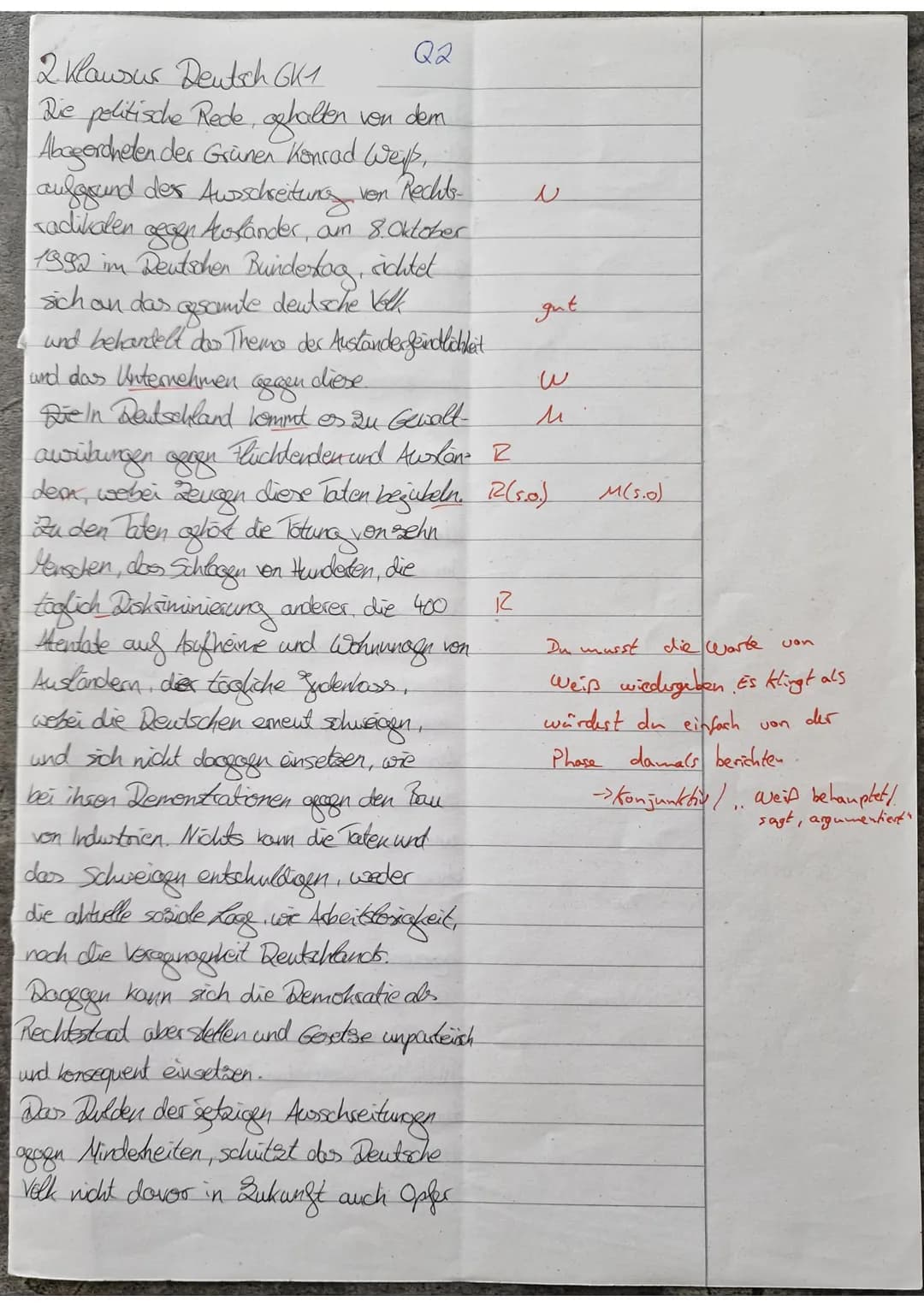 Deutsch Q2 Gk1
Name:
Politische Kommunikation untersuchen
Aufgabentyp II b: Vergleichende Analyse zweier Sachtexte
Aufgabenstellung:
1. Anal