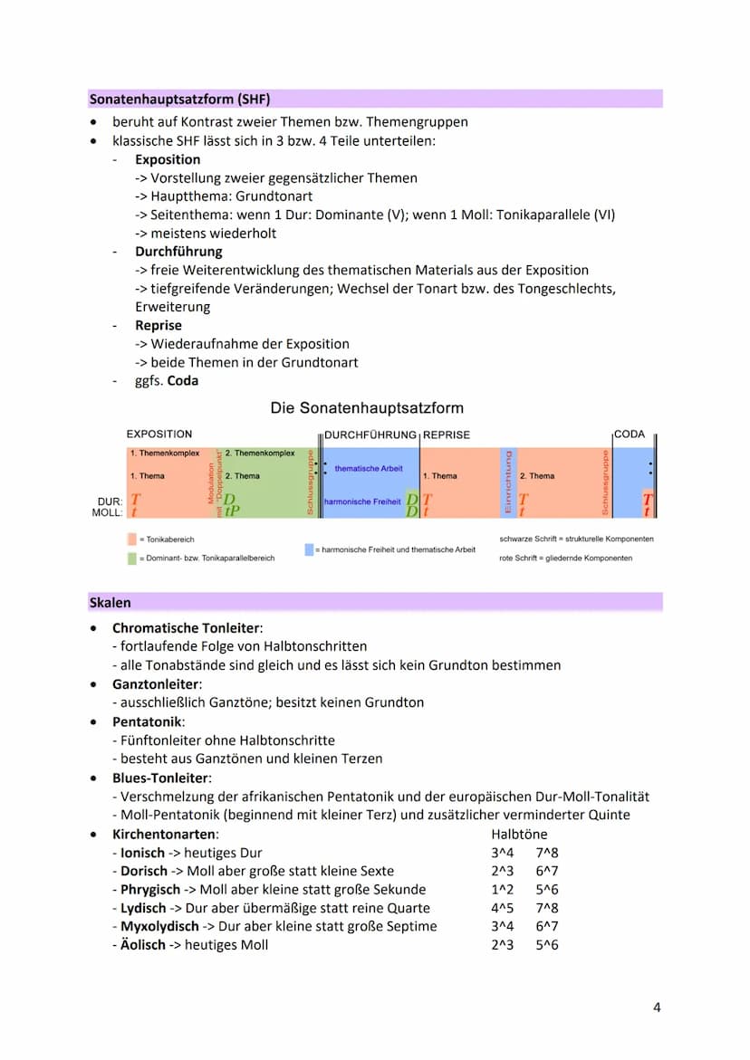 Formen in der Musik
Motive
Kleinstes formbildendes Element in der Musik; setzt die Musik in Bewegung und wirkt im
musikalischen Formverlauf 