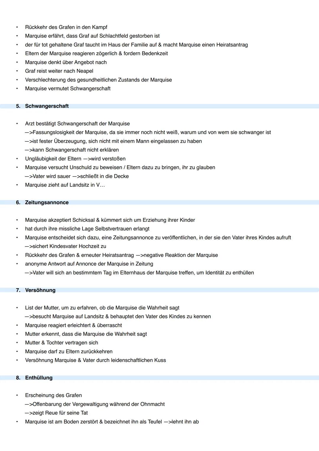 # Die Marquise von O

Übersicht

*   Veröffentlichung: 1808
*   Autor: Heinrich von Kleist
*   Gattung: Novelle
*   Epoche: Aufklärung
*   H