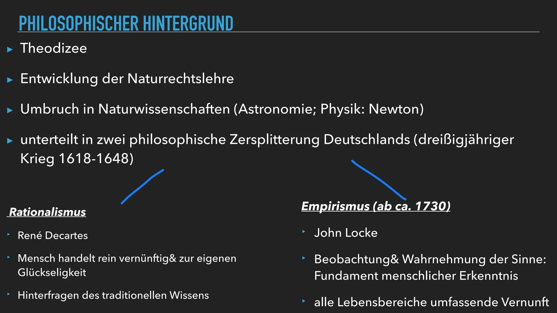 OSE
VERNUNFT IST WAHRHEIT
DIE EPOCHE DER AUFKLÄRUNG INHALTSANGABE
1. Aufklärung Allgemein
2. Historischer Kontext
3. Philosophischer Hinterg