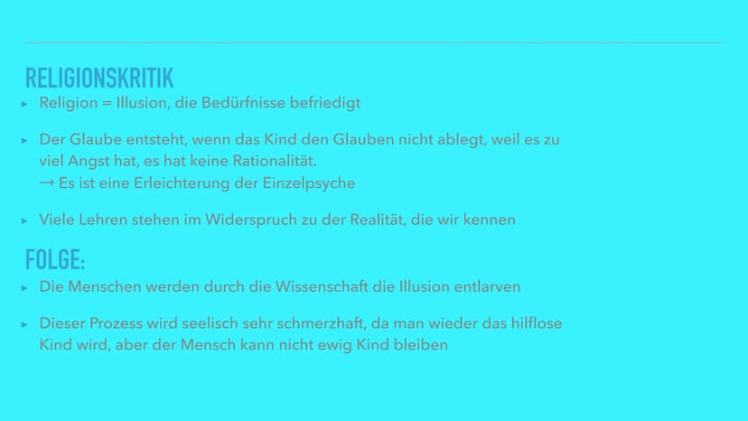 ALINA KRAWCZYK, Q1
RELIGIONSKRITIK
VON SIGMUND FREUD SIGMUND FREUD
► Geboren: 6. Mai 1856, Freiburg
‣ Gestorben: 23. September 1939, London
