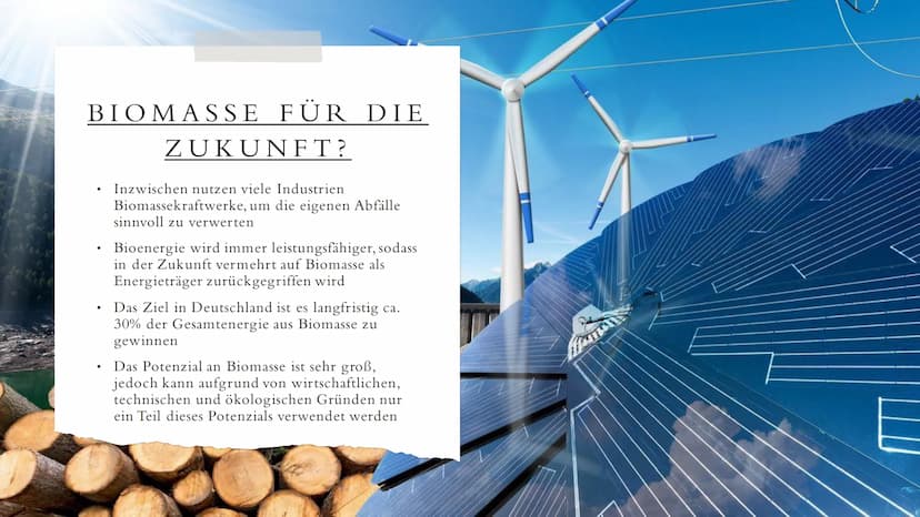 BIOMASSE INHALTSVERZEICHNIS
• Was ist Biomasse?
Allgemeine Fakten
●
Rohstoffgewinnung
Energiegewinnung
• Arten der Nutzung
●
• Vorteile
●
●
