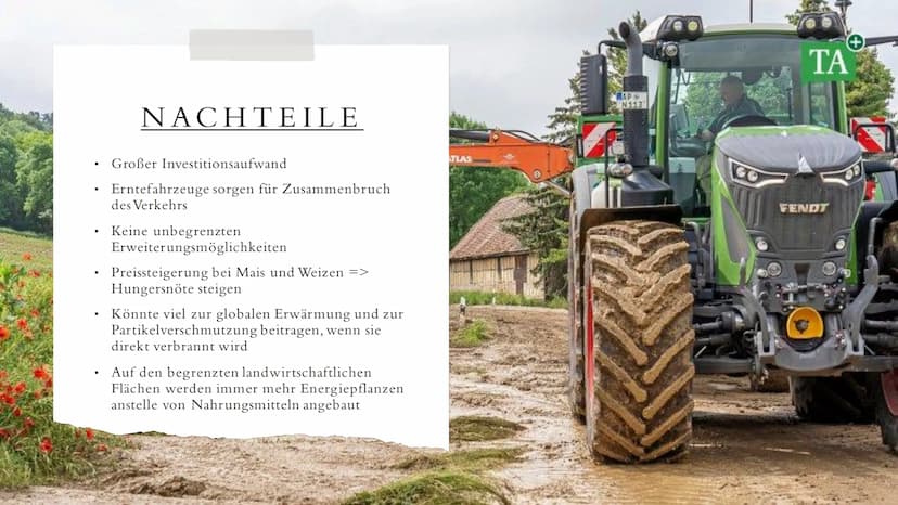 BIOMASSE INHALTSVERZEICHNIS
• Was ist Biomasse?
Allgemeine Fakten
●
Rohstoffgewinnung
Energiegewinnung
• Arten der Nutzung
●
• Vorteile
●
●

