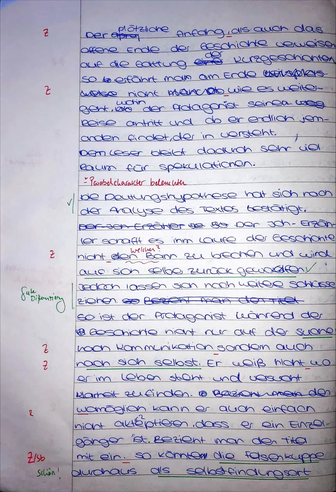 Deutsch 1. Klausur
9.11.2022
In der Kurzgeschichte, Auf der Felsen-
Ruppe" von Christoph Meckel, die 1960
erstmals veröffentlignt worden ist