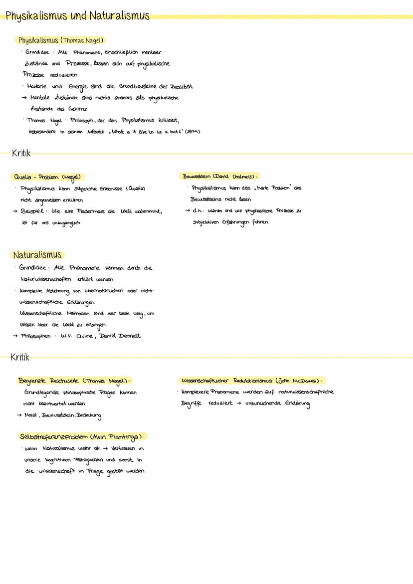 Substanzdualismus
Leib Seele - Problem bei Descartes:
Seele Geist- Verstand
PHILOSOPHIE B-TEST 2. SEMESTER
unteilbar
'Ich' ist ein einheitli