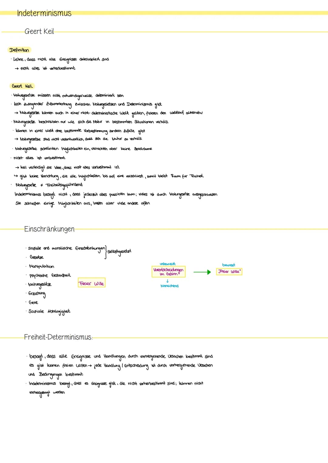 Substanzdualismus
Leib Seele - Problem bei Descartes:
Seele Geist- Verstand
PHILOSOPHIE B-TEST 2. SEMESTER
unteilbar
'Ich' ist ein einheitli