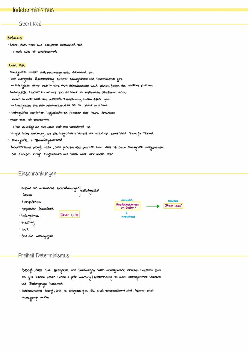 Substanzdualismus
Leib Seele - Problem bei Descartes:
Seele Geist- Verstand
PHILOSOPHIE B-TEST 2. SEMESTER
unteilbar
'Ich' ist ein einheitli