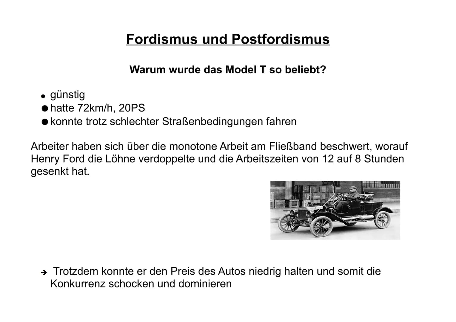 Motor City Detroit
oder eher
Shrinking City Detroit? 1. Entstehung einer Auto-Manufaktur Stadt
2. Fordismus und Postfordismus
3.
4.
5.
Glied